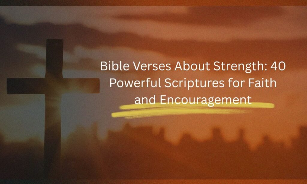 bible verses about strength